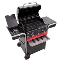 Газово-угольный гриль Char-Broil Hybrid Gas &amp; Charcoal, чёрный