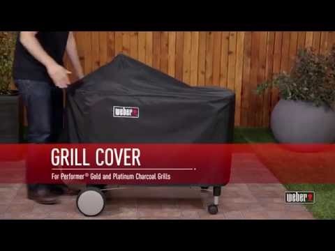 Чехол для угольных грилей Weber Performer Premium/Deluxe  -video