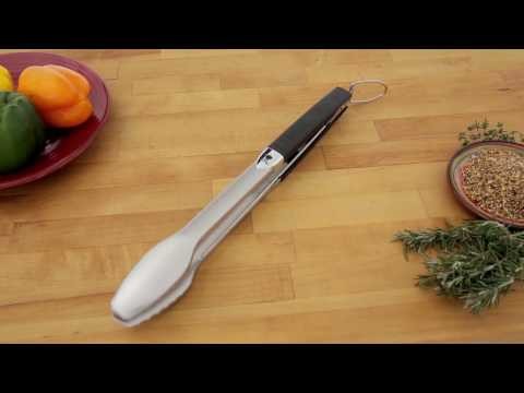 Щипцы для гриля Weber из нержавеющей стали с петлёй  -video