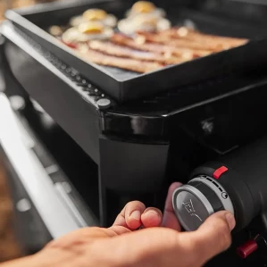 Газовый гриль (гридл) Weber Слейт Премиум (Slate GP Premium) 43 cm Черный