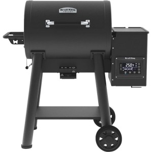 Гриль пеллетный Broil King Краун 400 (Crown 400), чёрный