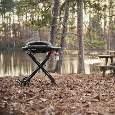 Газовый гриль Weber Тревелер Компакт (Traveler Compact), черный ASIA