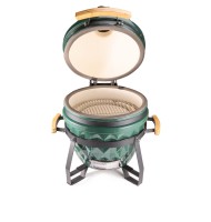 Керамический гриль Diamond Egg S, зелёный