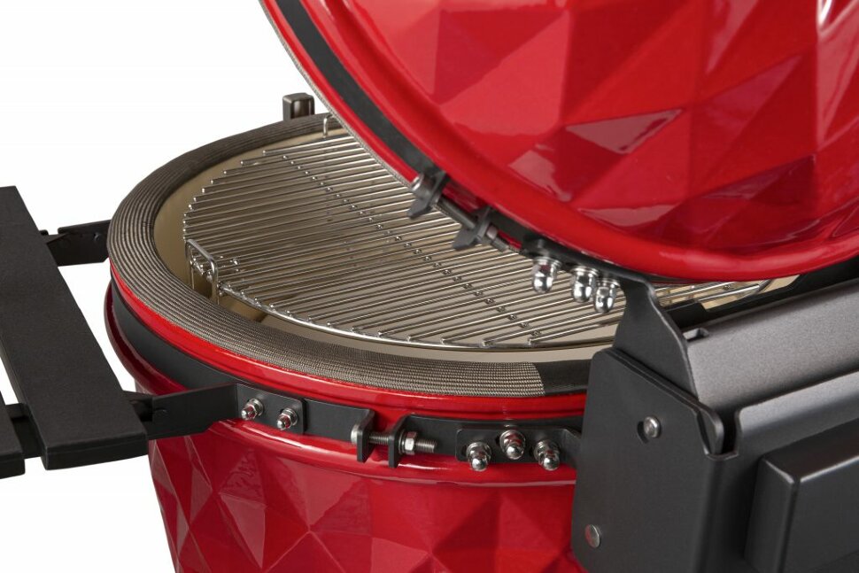 Керамический гриль Diamond Egg Xl, красный  