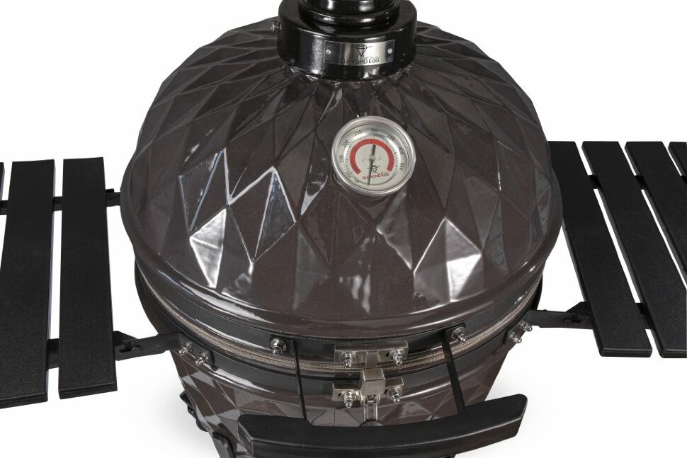 Керамический гриль Diamond Egg Xl, серый  