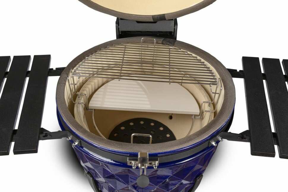 Керамический гриль Diamond Egg Xl, синий  