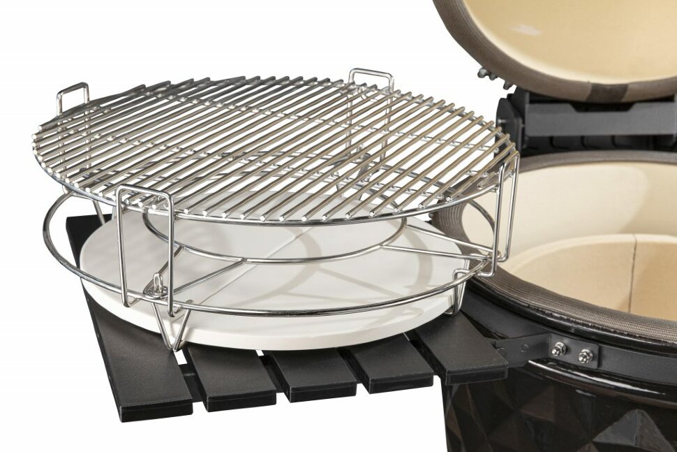 Керамический гриль Diamond Egg Xl, чёрный  