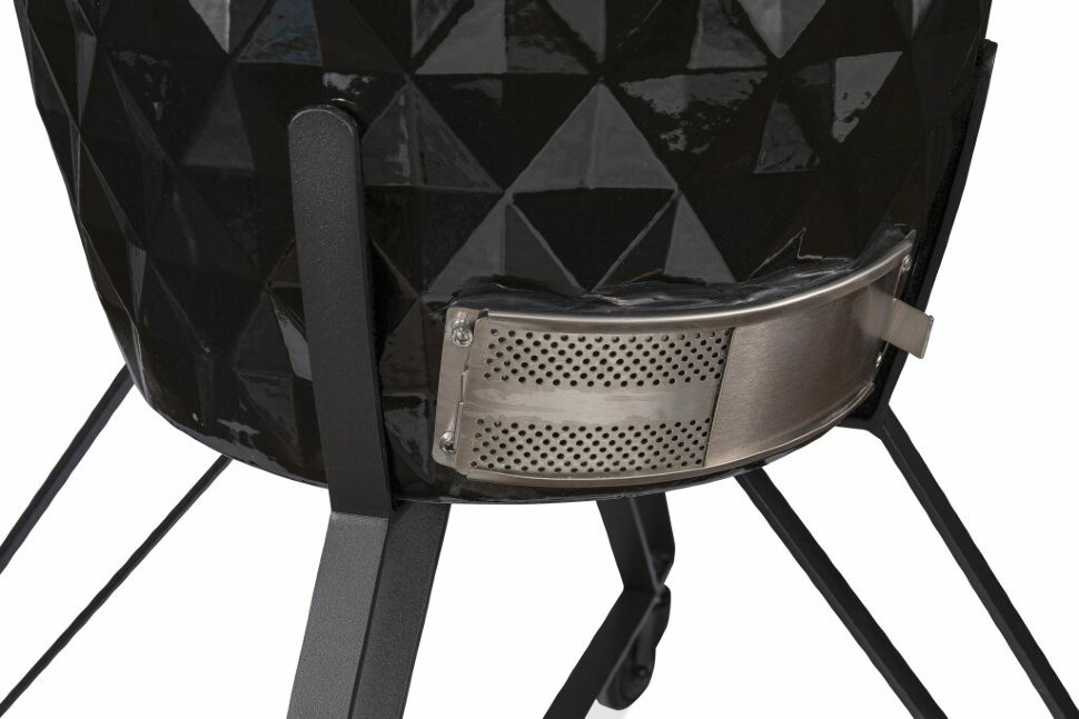 Керамический гриль Diamond Egg Xl, чёрный  