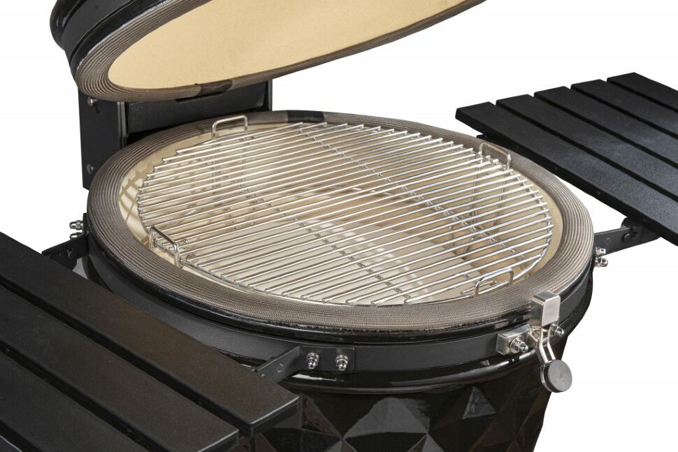 Керамический гриль Diamond Egg Xl, чёрный  