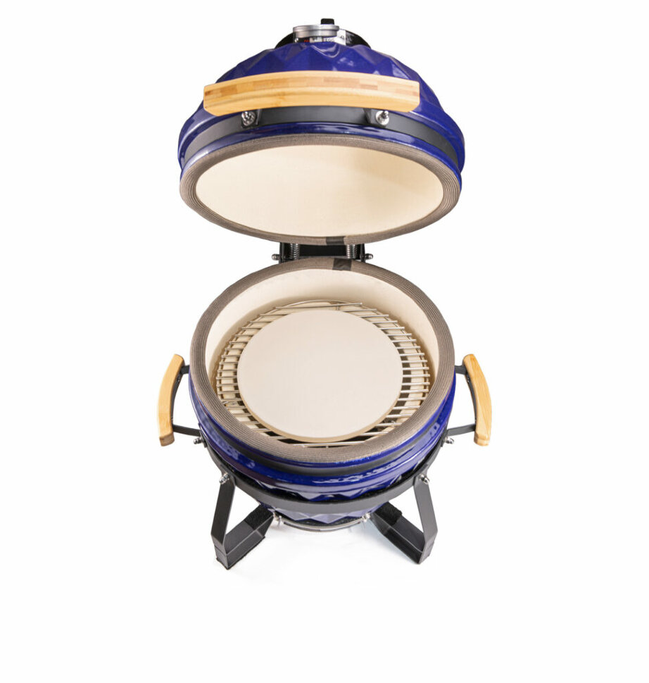 Керамический гриль Diamond Egg S, синий  