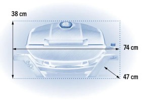 Портативный электрический гриль NAPOLEON® Тревел Кью Про-285Е (TravelQ PRO-285E)