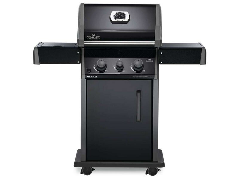 Газовый гриль Rogue-365 SB (черный, с конфоркой)  