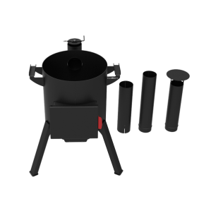 Печь для казана Grillver «Берель 400 К» 
