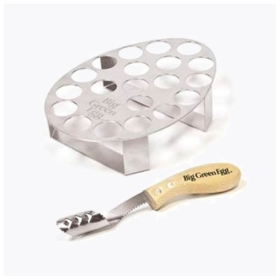 Подставка гриль Big Green Egg для перца с ножом из нерж. cтали