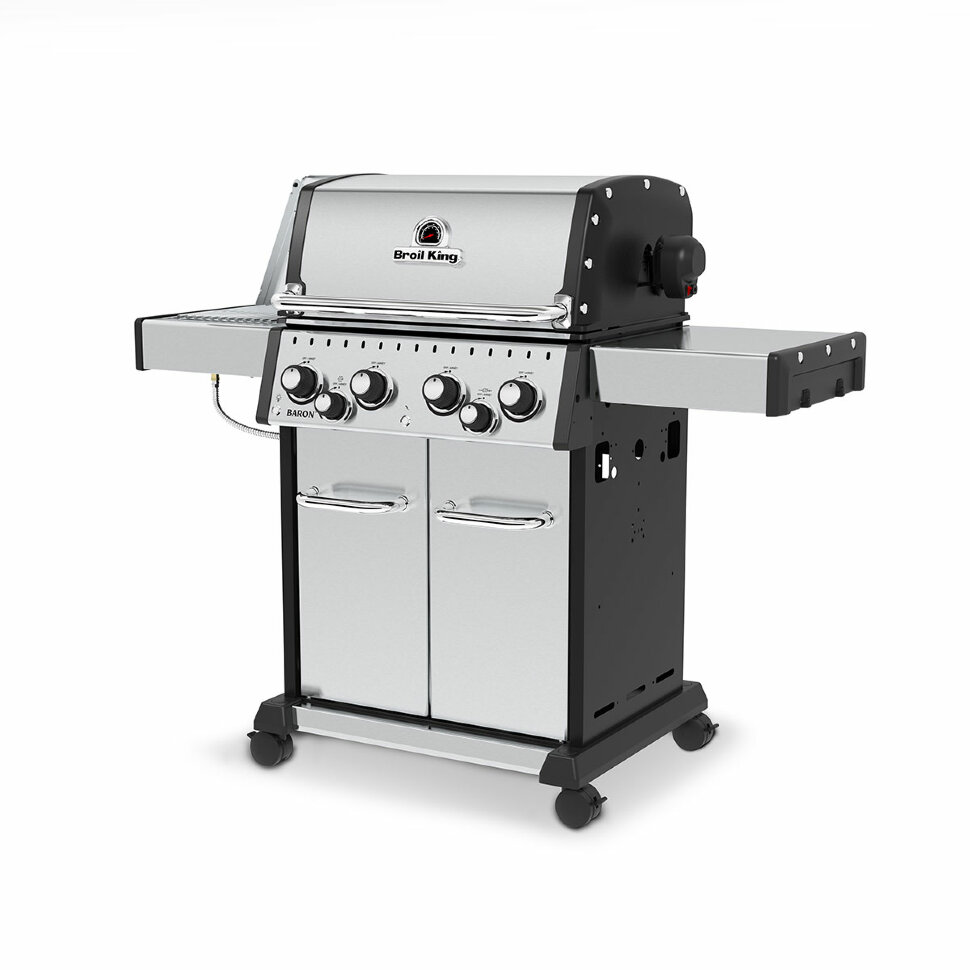 Гриль газовый Broil King Baron S490 IR New, нерж. сталь  