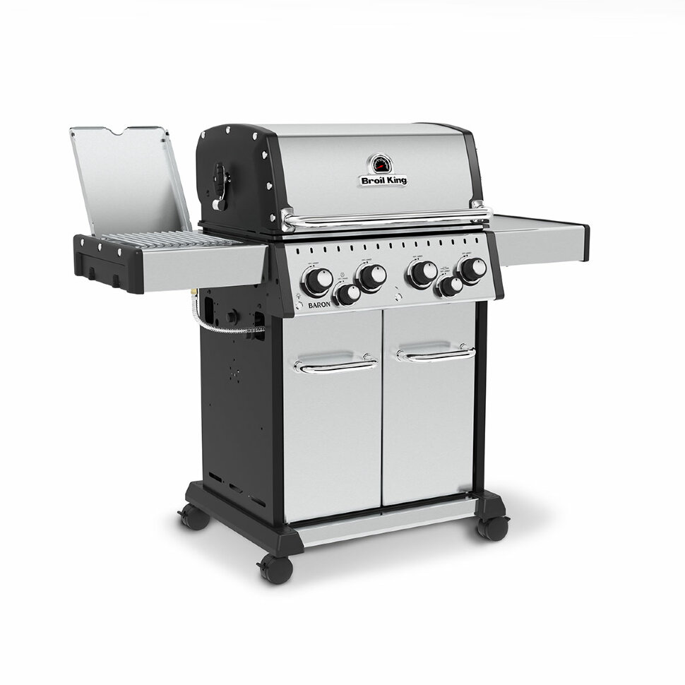 Гриль газовый Broil King Baron S490 IR New, нерж. сталь  