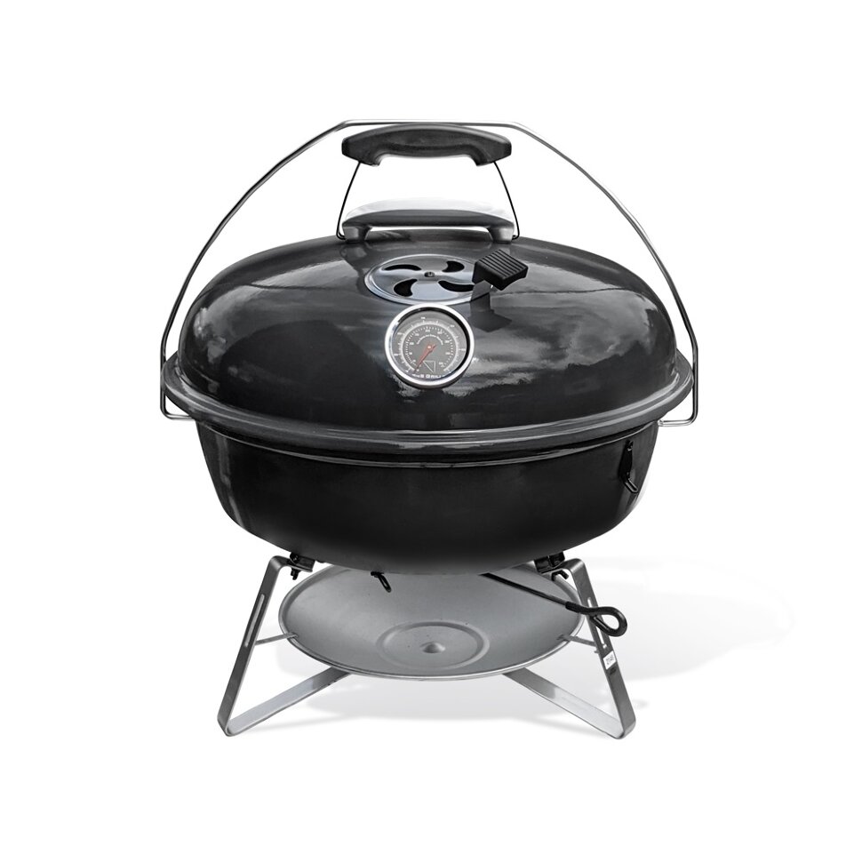 Гриль угольный SnS Grills Travel Kettle, 47 см, чёрный, (без корзины SNS)  