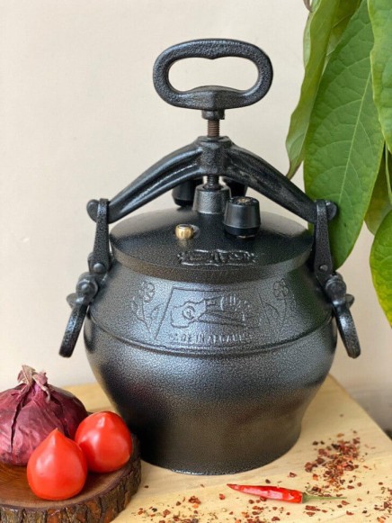 Афганский казан 20л Черный с ручками 