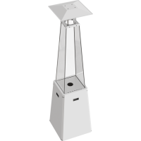 Уличный газовый обогреватель Kratki umbrella, без стоек, белый