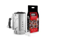 Стартовый набор Weber: cтартер, брикеты, кубики для розжига