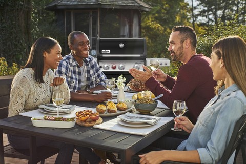 Газовый гриль Weber Spirit E-325s GBS, чёрный 