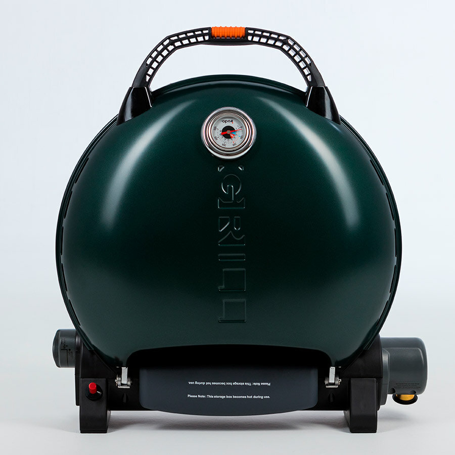 Гриль газовый O-GRILL 700T, bicolor black-green  