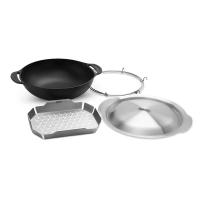 Weber Crafted Вок чугунный с возможностью приготовления на пару