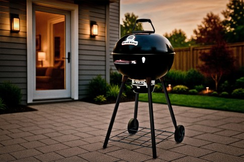 Гриль угольный Броил Кинг Краун Кетл (Broil King CROWN KETTLE 22.5" / 57 BLACK LEG) в Москве
