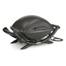 Электрический гриль Weber Q 1400 без боковых столиков, тёмно-серый  