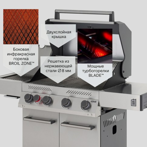Газовый гриль PRIMELINER S4