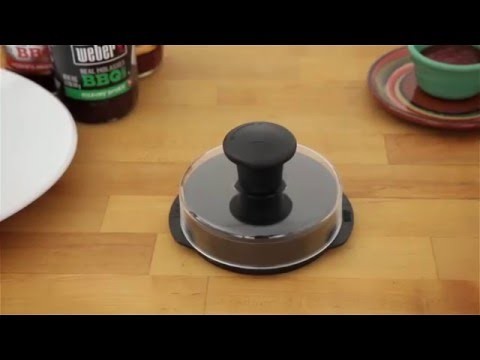 6400 Пресс для бургера Weber, пластиковый  -video